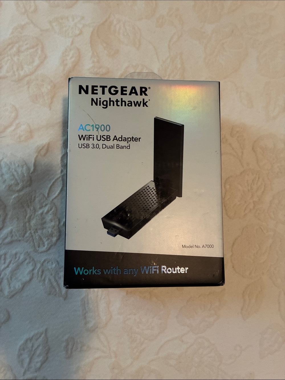 NETGEAR Nighthawk Black and White AC1900 WiFi USB Adapter
